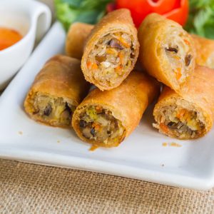 Mesquite Chicken Spring Rolls